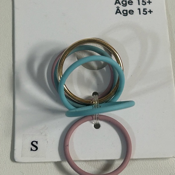 Women’s Multicolor Rings Set - Picture 2 of 5